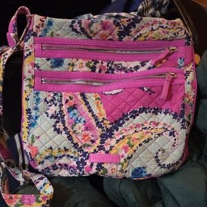 Vera Bradley Multicolor Floral Quilted Crossbody Bag